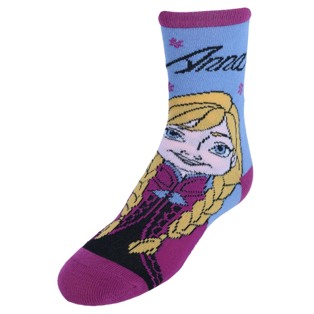 Textiel Trade Girl's Frozen Themed Novelty Crew Socks (Pack of 3) - Picture 3 of 13