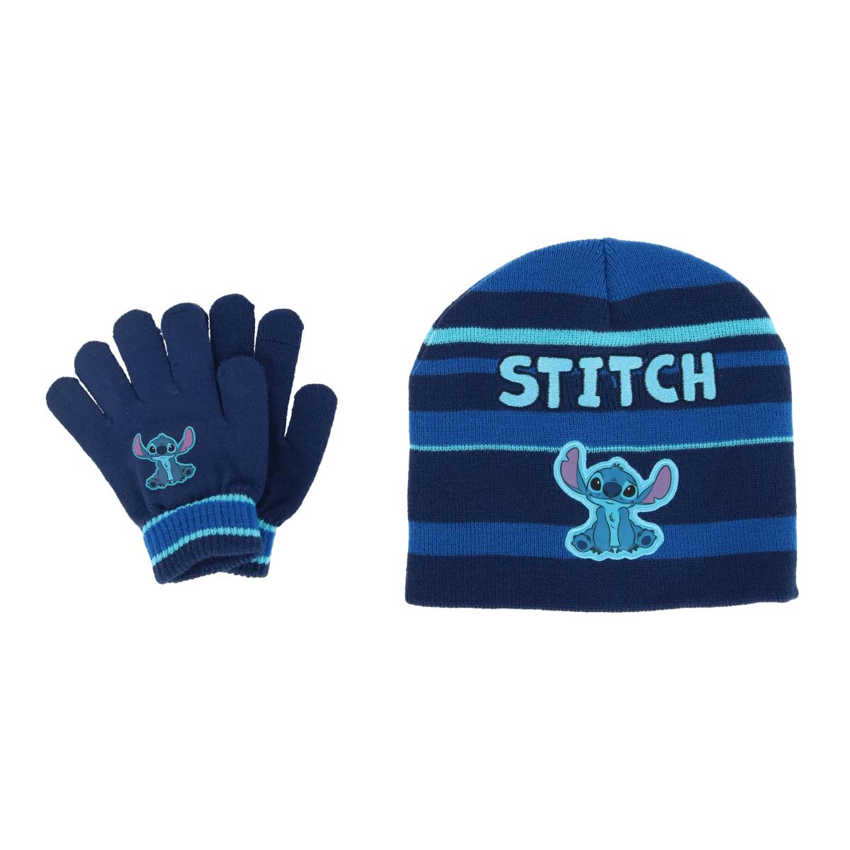 Textiel Trade Kids' One Size Fits Most Disney Lilo & Stitch Hat and Gloves - Picture 2 of 7
