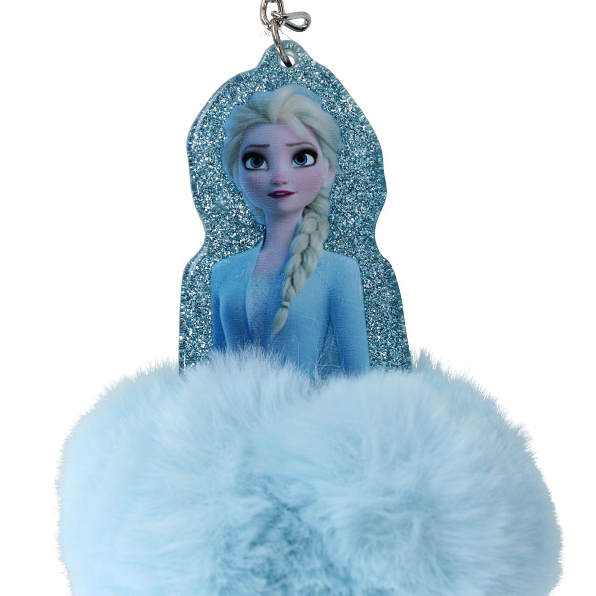 Textiel Trade Kid's Disney Frozen Ana and Elsa Keyring/Bag Charm with Pompom - Picture 7 of 7
