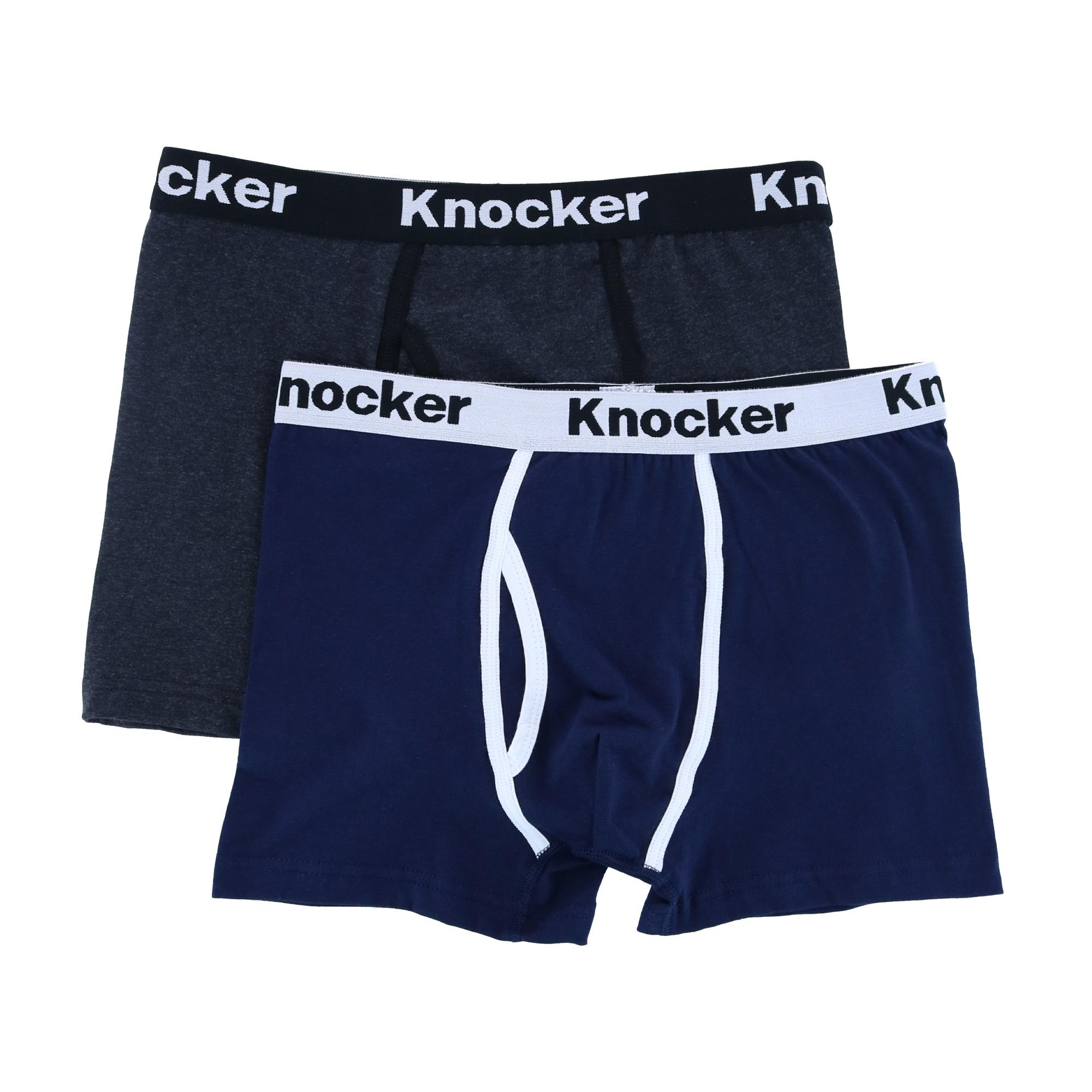 New Knocker Men's Extended Size Boxer Briefs with Contrasting Trim - Picture 8 of 11