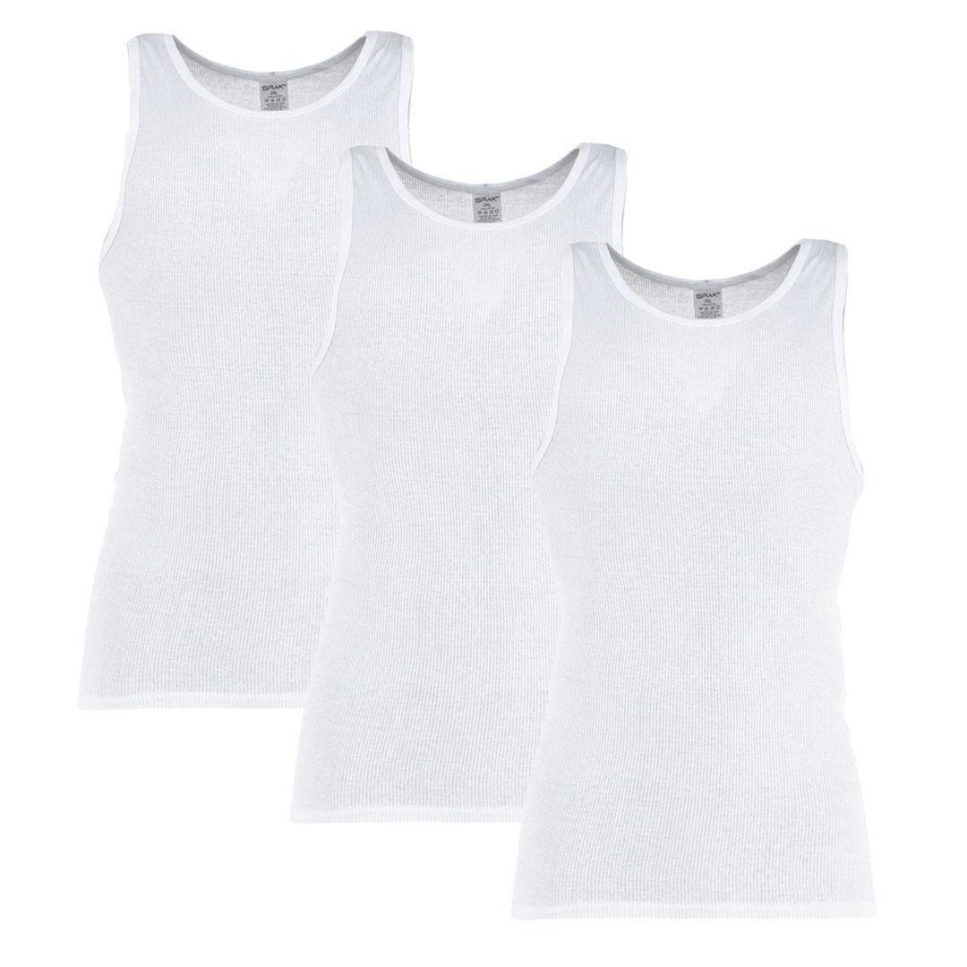 Knocker Men’s SPAK Big & Tall White Basic A-Shirts (3 Pack)
