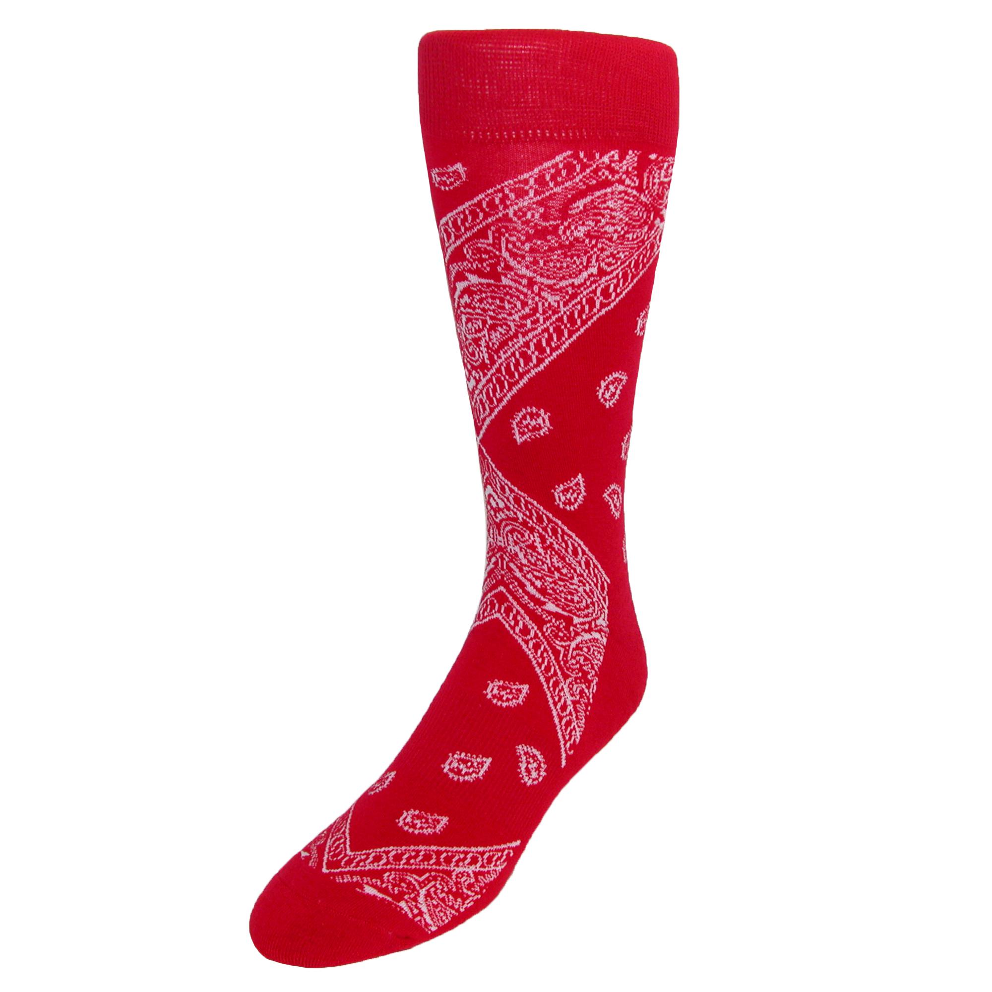 CTM Men's Bandana Socks
