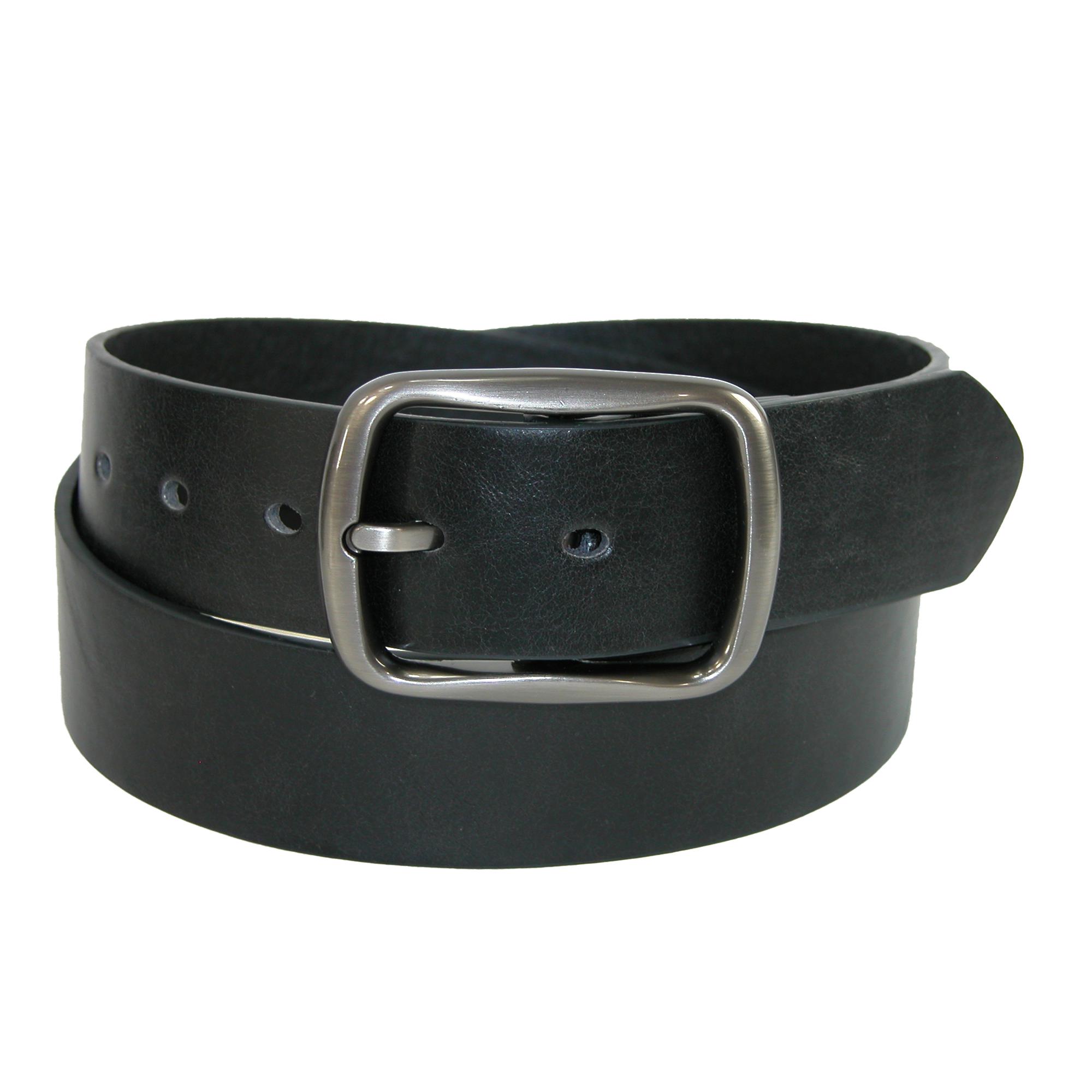 CTM Men's Casual Center Bar Buckle Belt