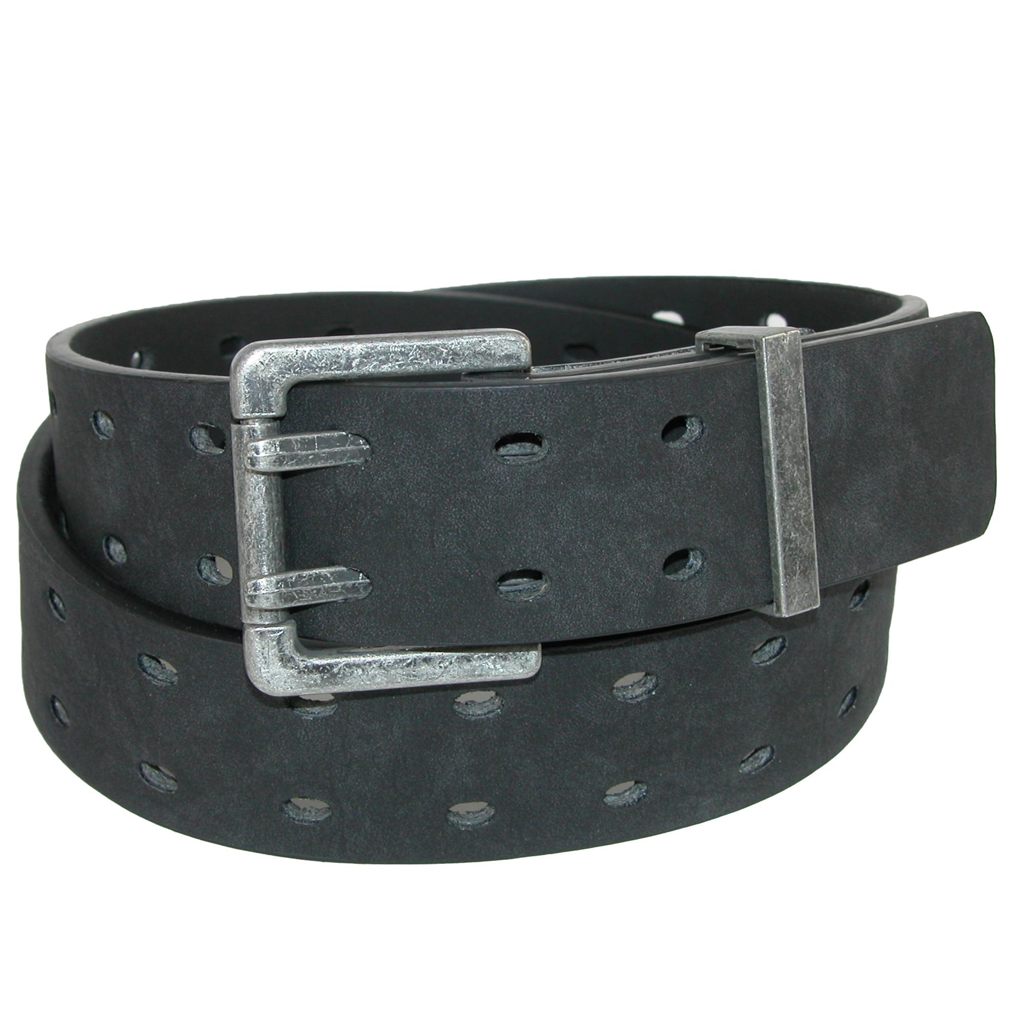 CTM Men's Double Oval Hole Belt