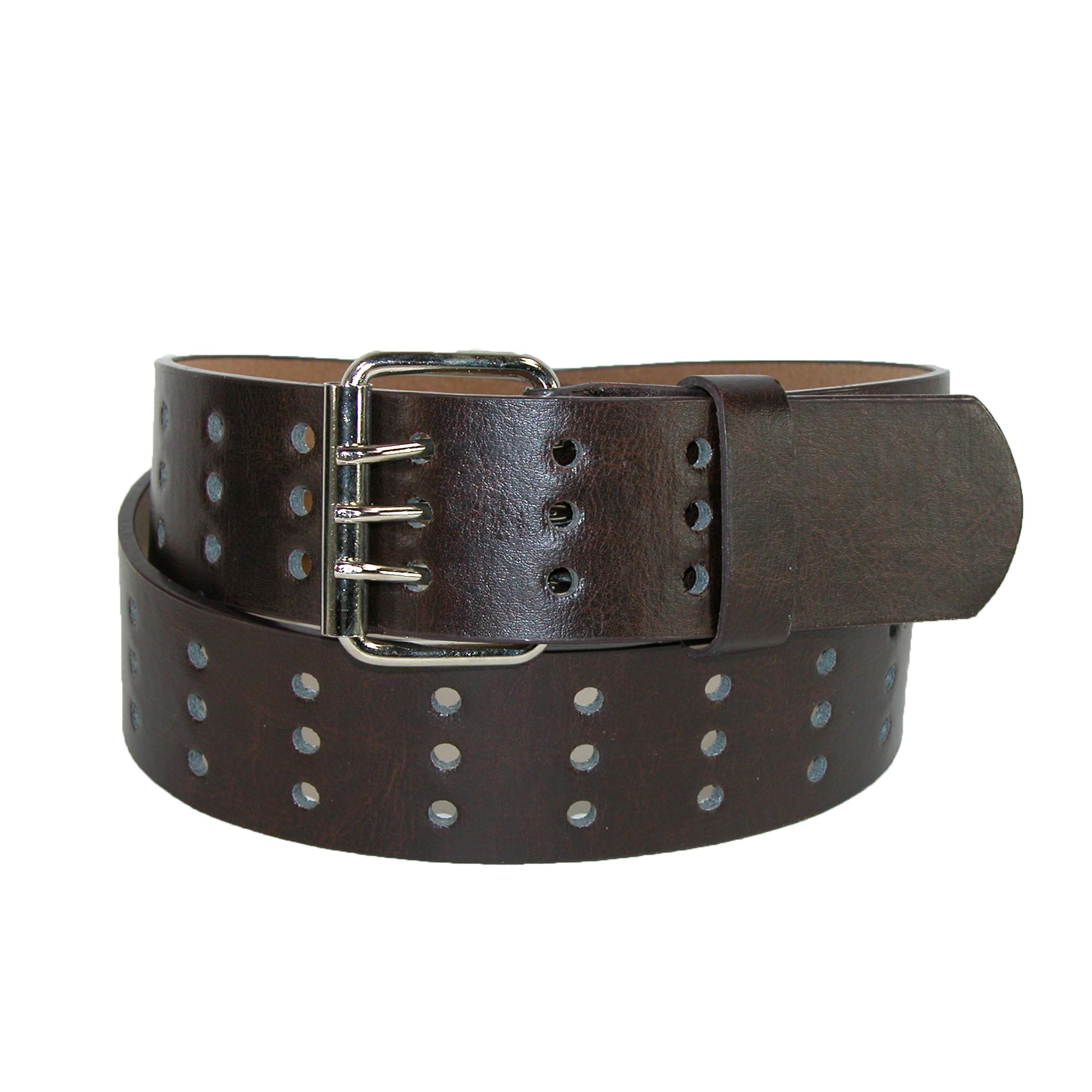 CTM Men's 3 Prong Bridle Jean Belt