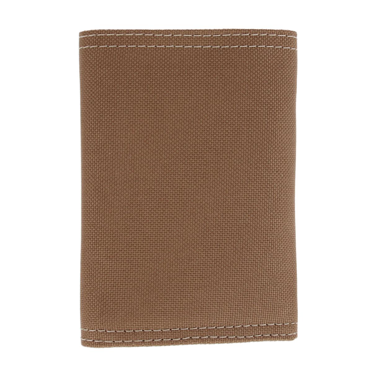 Timberland Men's Nylon Embroidered Trifold Wallet