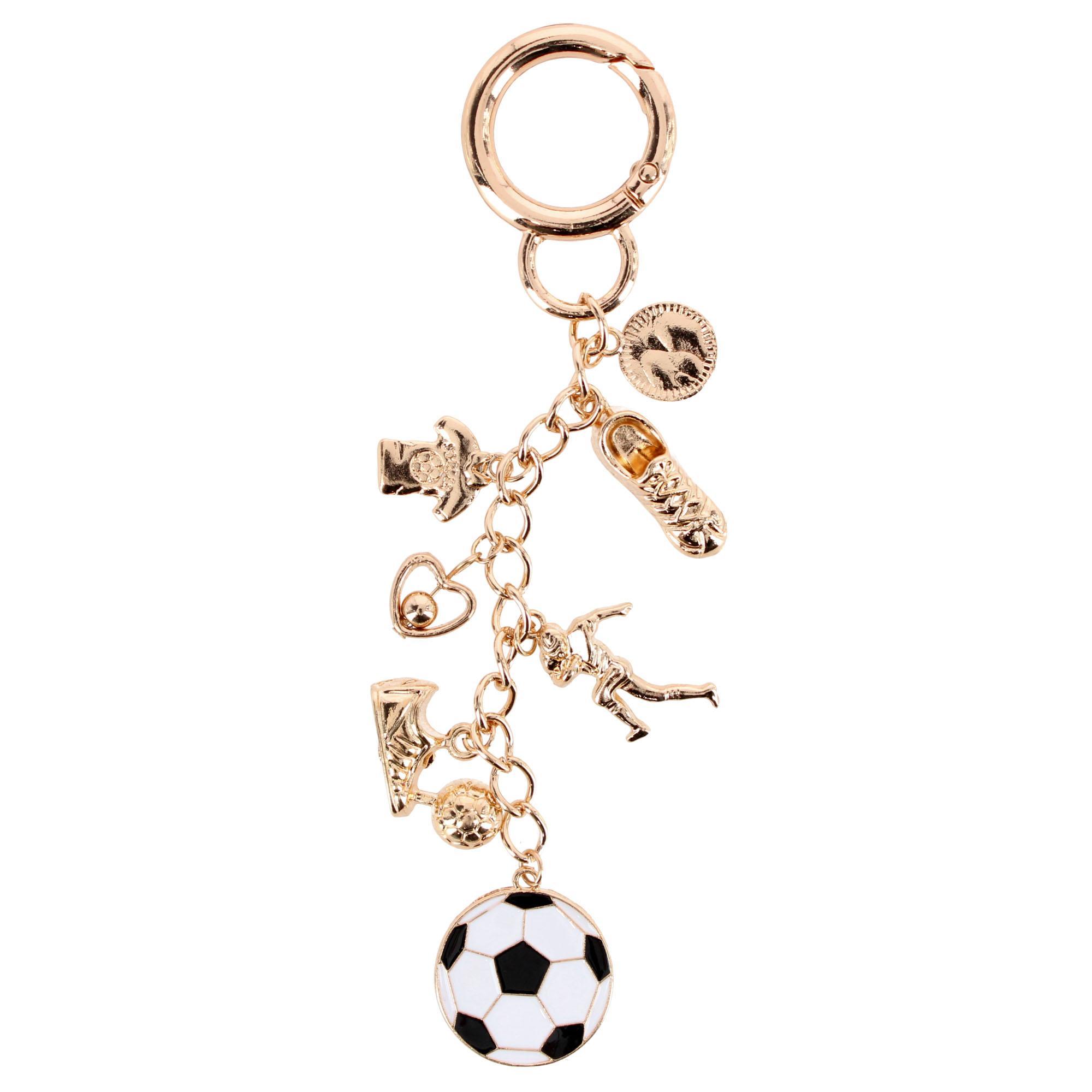 CTM Womens World Soccer Dangle Bag Charm - 21$