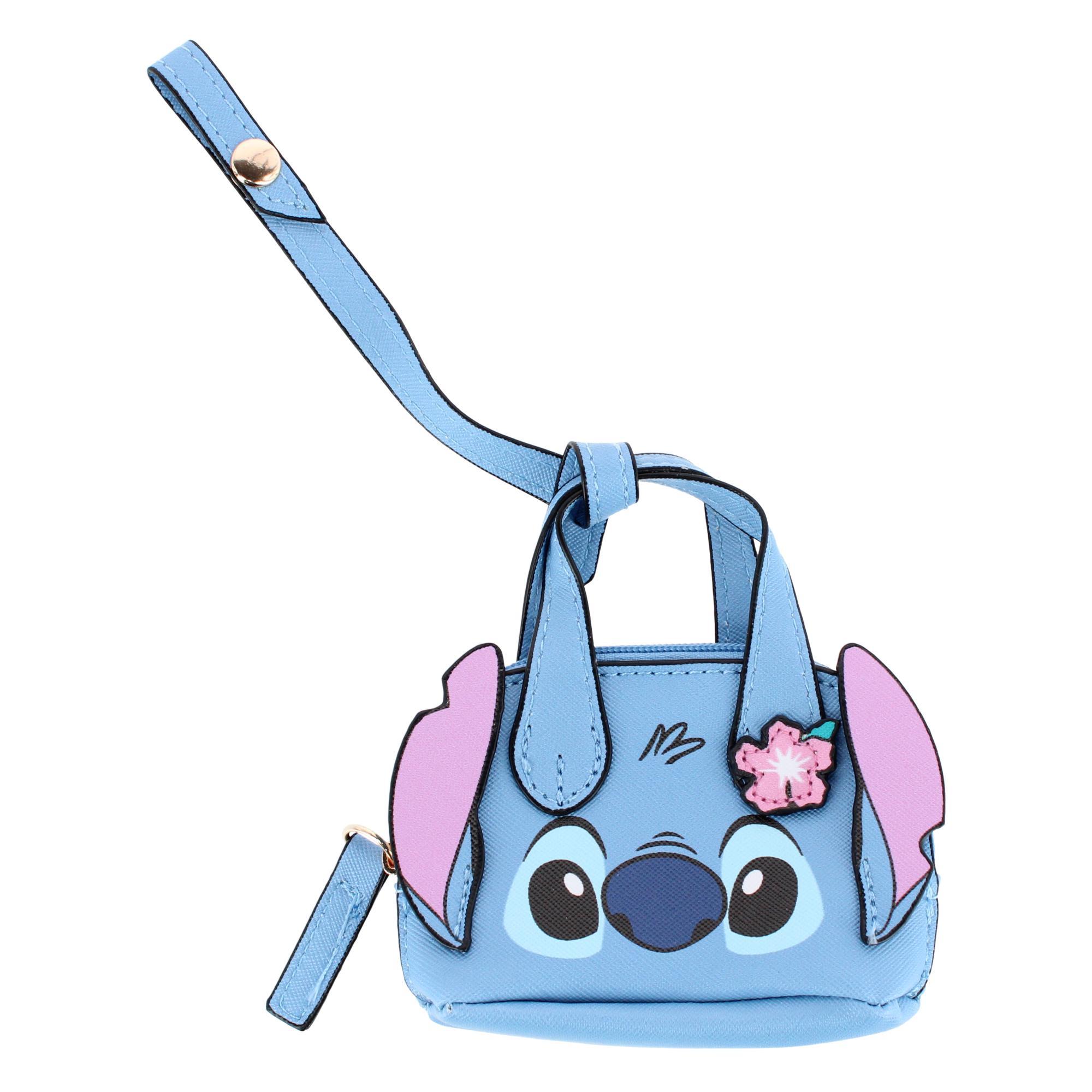 CTM Disney's Stitch 3 Inch Micro Satchel Bag Charm - Blue one size