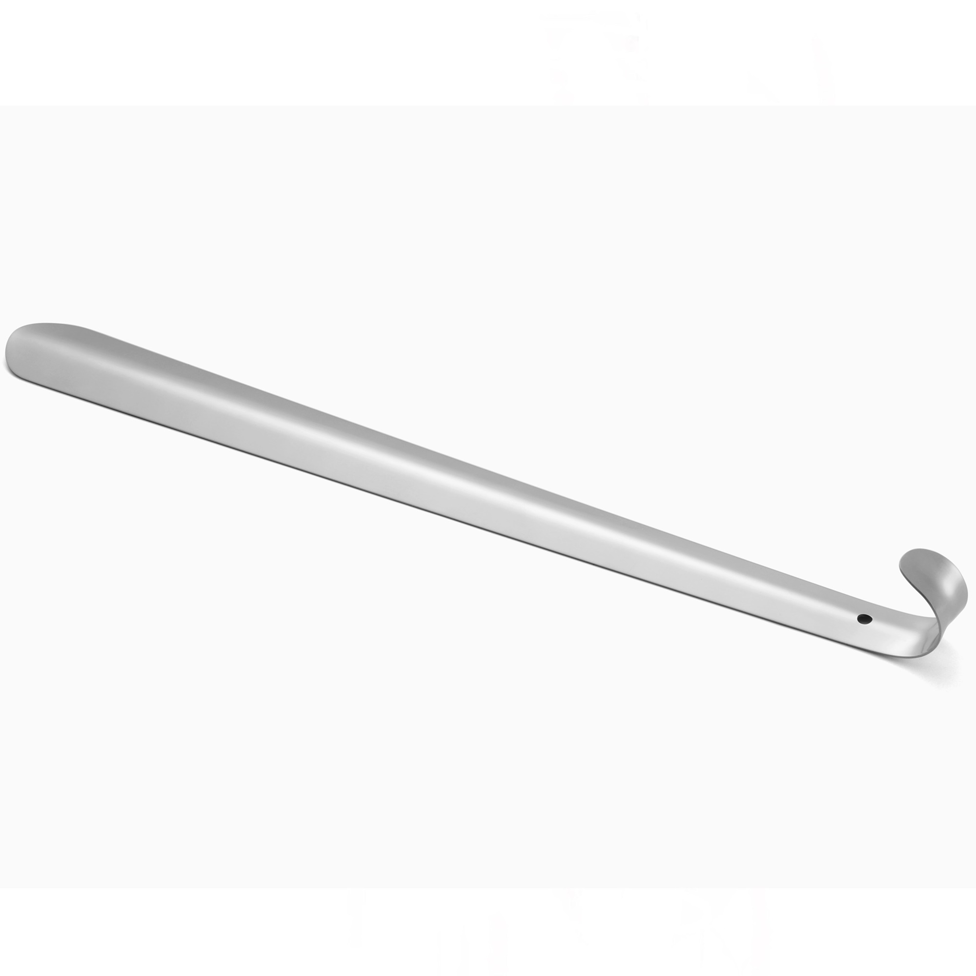 Alpine Swiss Metal Shoe Horn Long Handle 20” or 16” Shoe Helper Steel Shoehorn