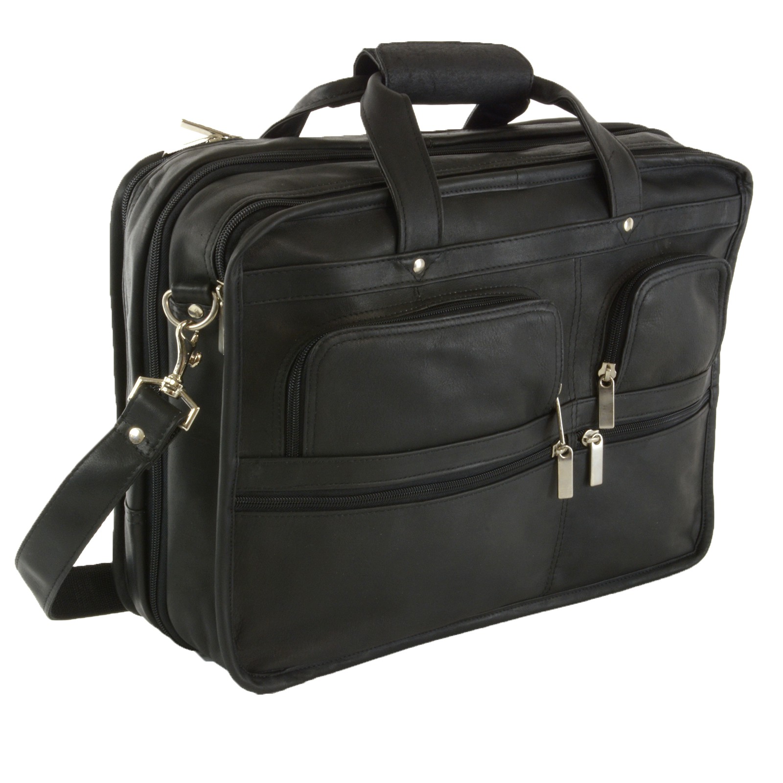 Hammer Anvil Turbo Expandable Laptop Briefcase Colombian Leather Messenger Bag | eBay