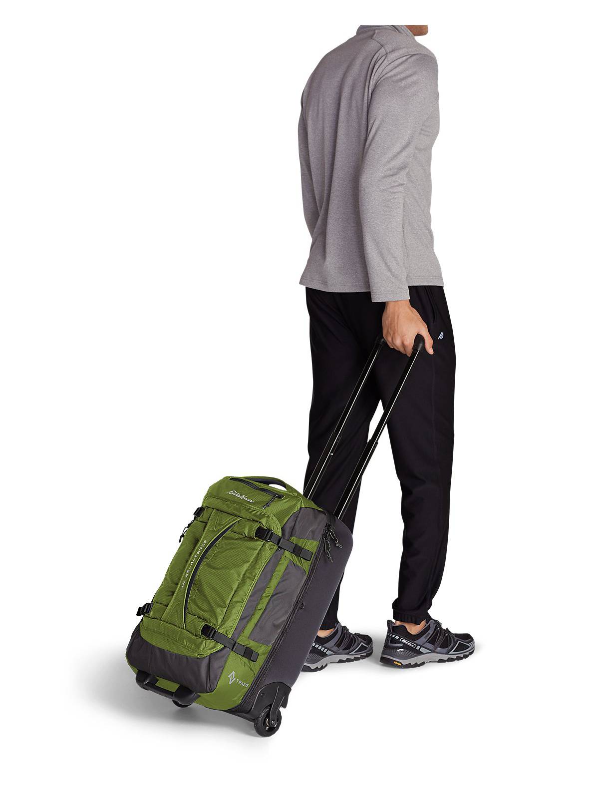 Eddie Bauer UnisexAdult Expedition Drop Bottom Rolling Duffel Medium