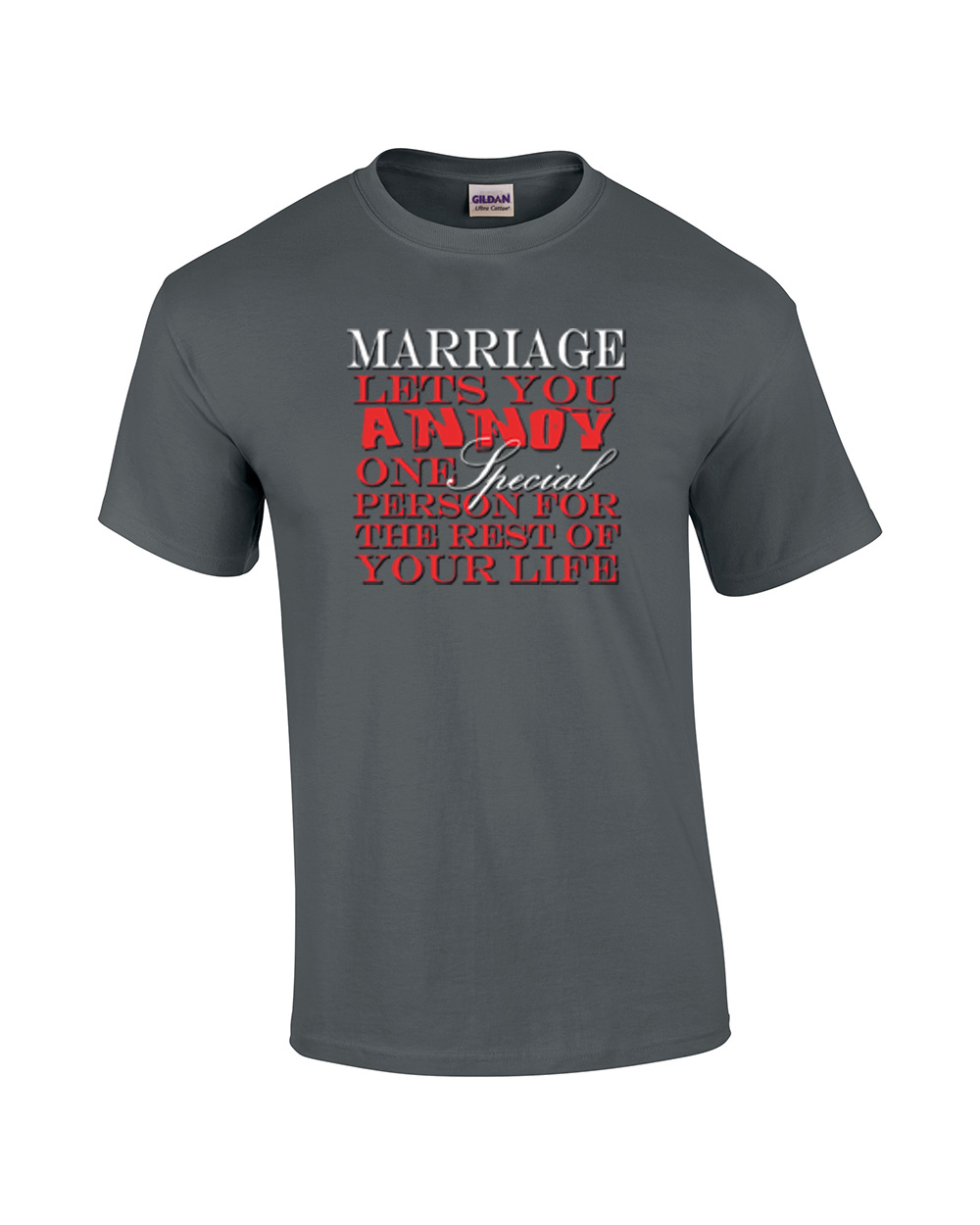 Divertida Camiseta Marriage Lets You Annoy Negra - Imagen 11 de 22