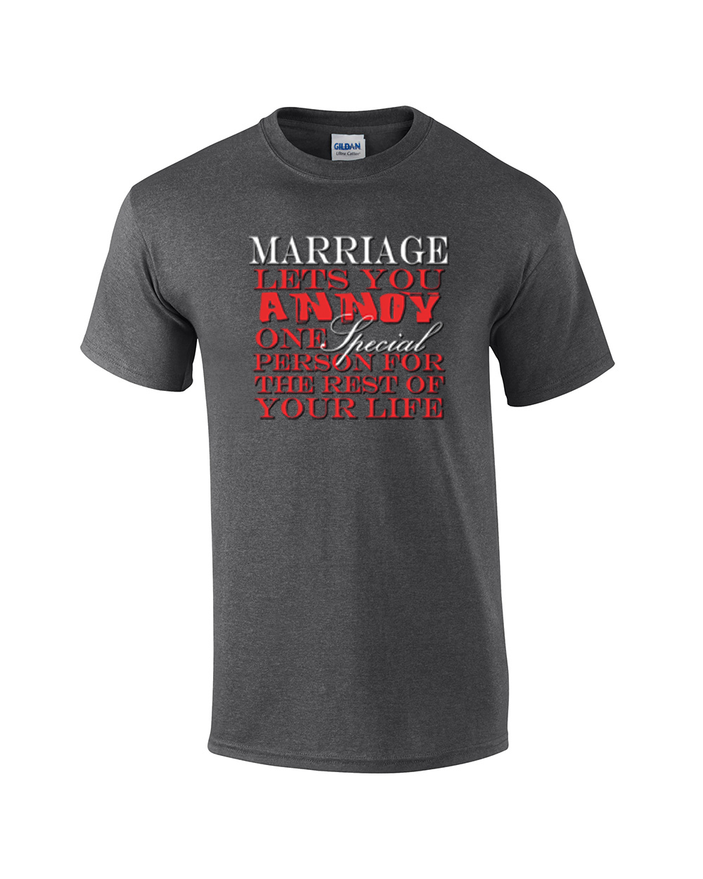 Divertida Camiseta Marriage Lets You Annoy Negra - Imagen 15 de 22