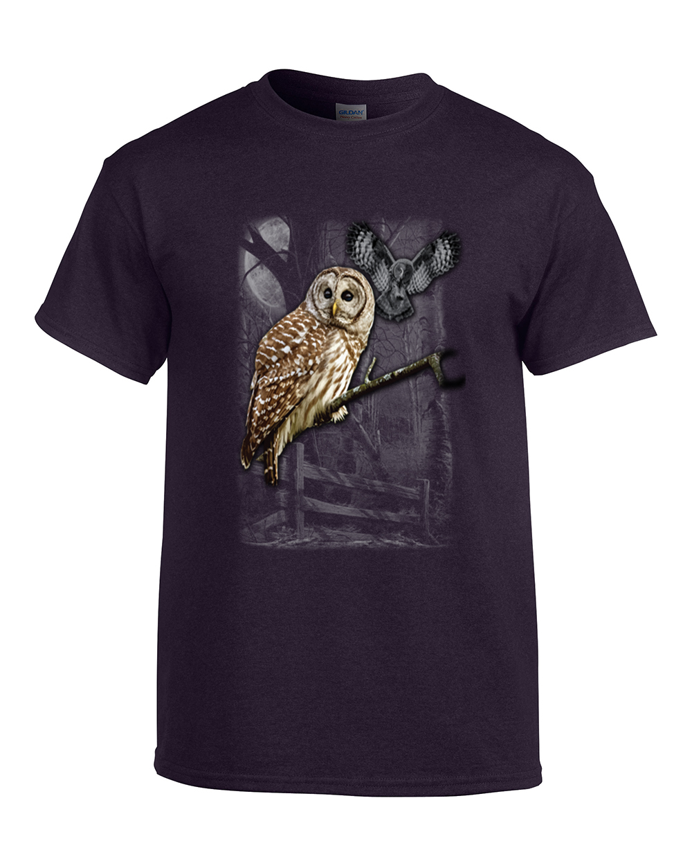 Owl Wilderness Adult Tee Shirt Military - Bild 7 von 43