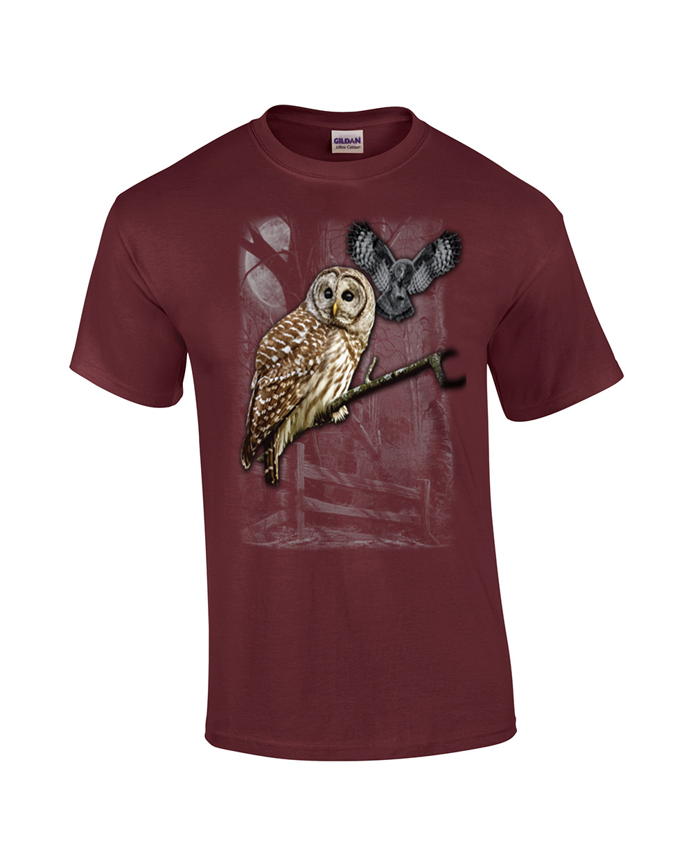 Owl Wilderness Adult Tee Shirt Military - Bild 22 von 43