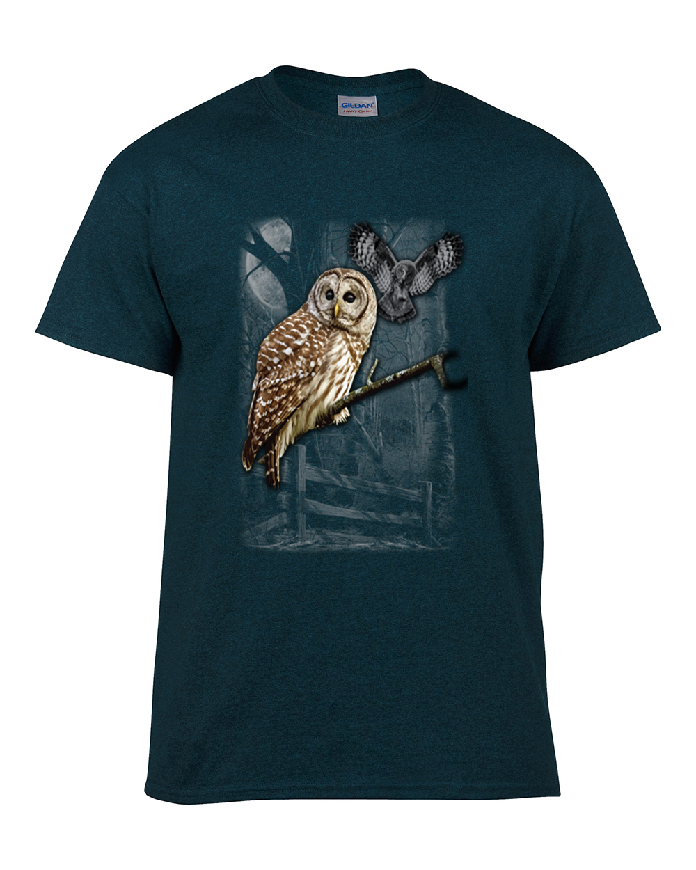 Owl Wilderness Adult Tee Shirt Military - Bild 26 von 43
