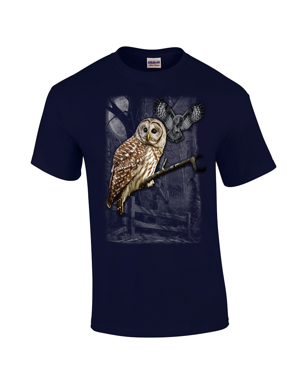 Owl Wilderness Adult Tee Shirt Military - Bild 33 von 43