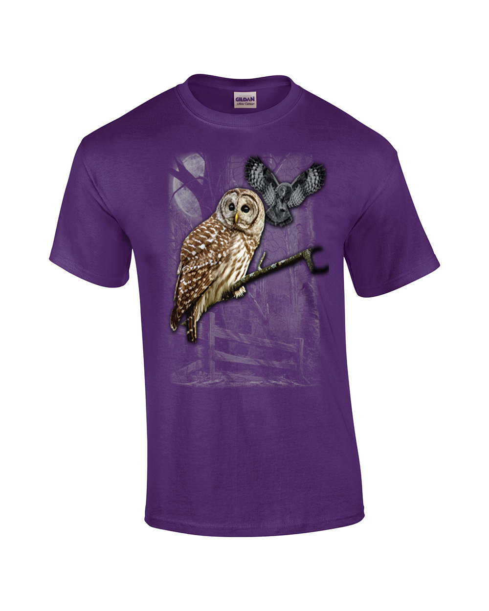 Owl Wilderness Adult Tee Shirt Military - Bild 37 von 43