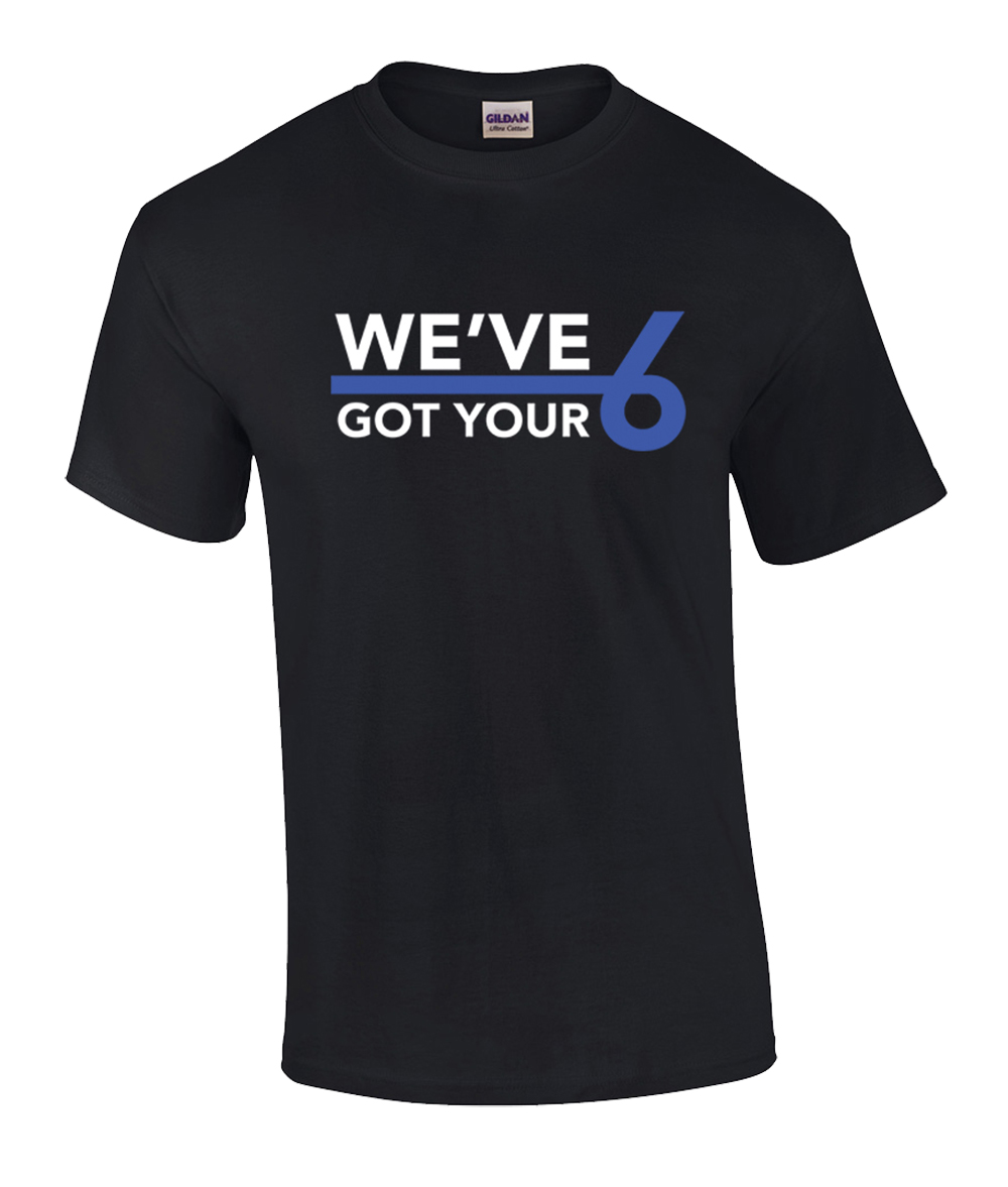 Camiseta We've Got Your Six Thin Blue Line Police manga corta - Imagen 7 de 30