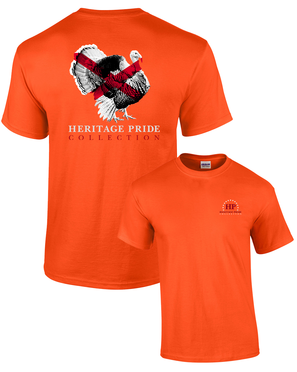 Heritage Pride Alabama Turkey Patriotic Adult Tee Shirt Black - Picture 28 of 34