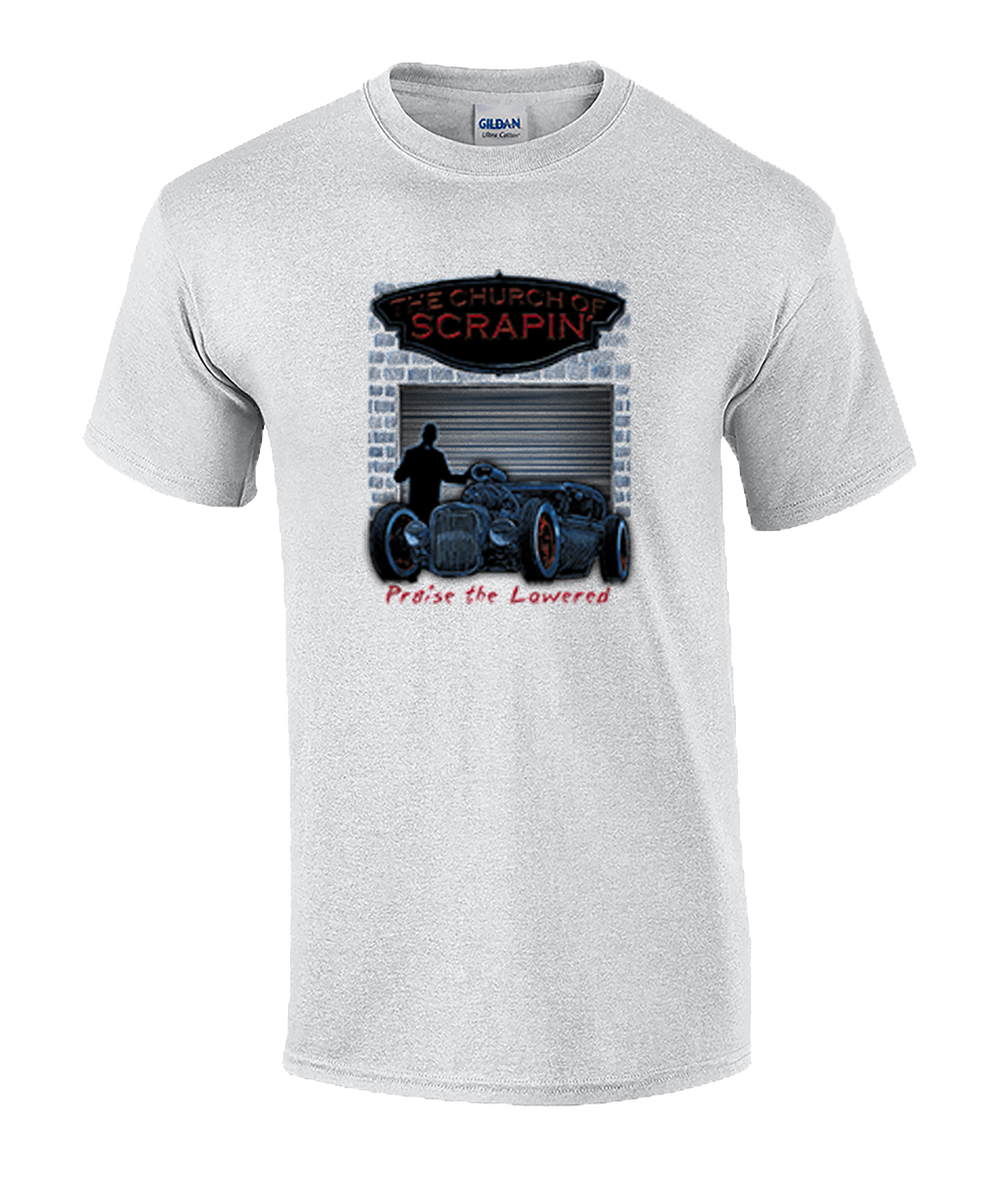Church of Scrapin Praise The Lowered Car Graphic Tee Shirt - Bild 7 von 42