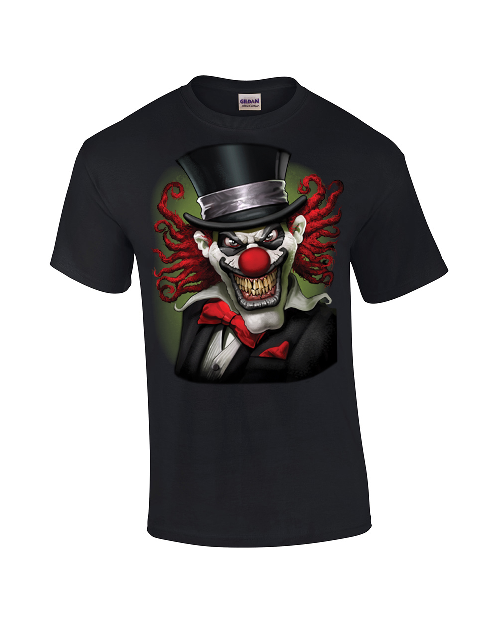 Scary Clown Crazy Clown In A Top Hat Spooky Jester Creepy Spooky Tee - Foto 7 di 48