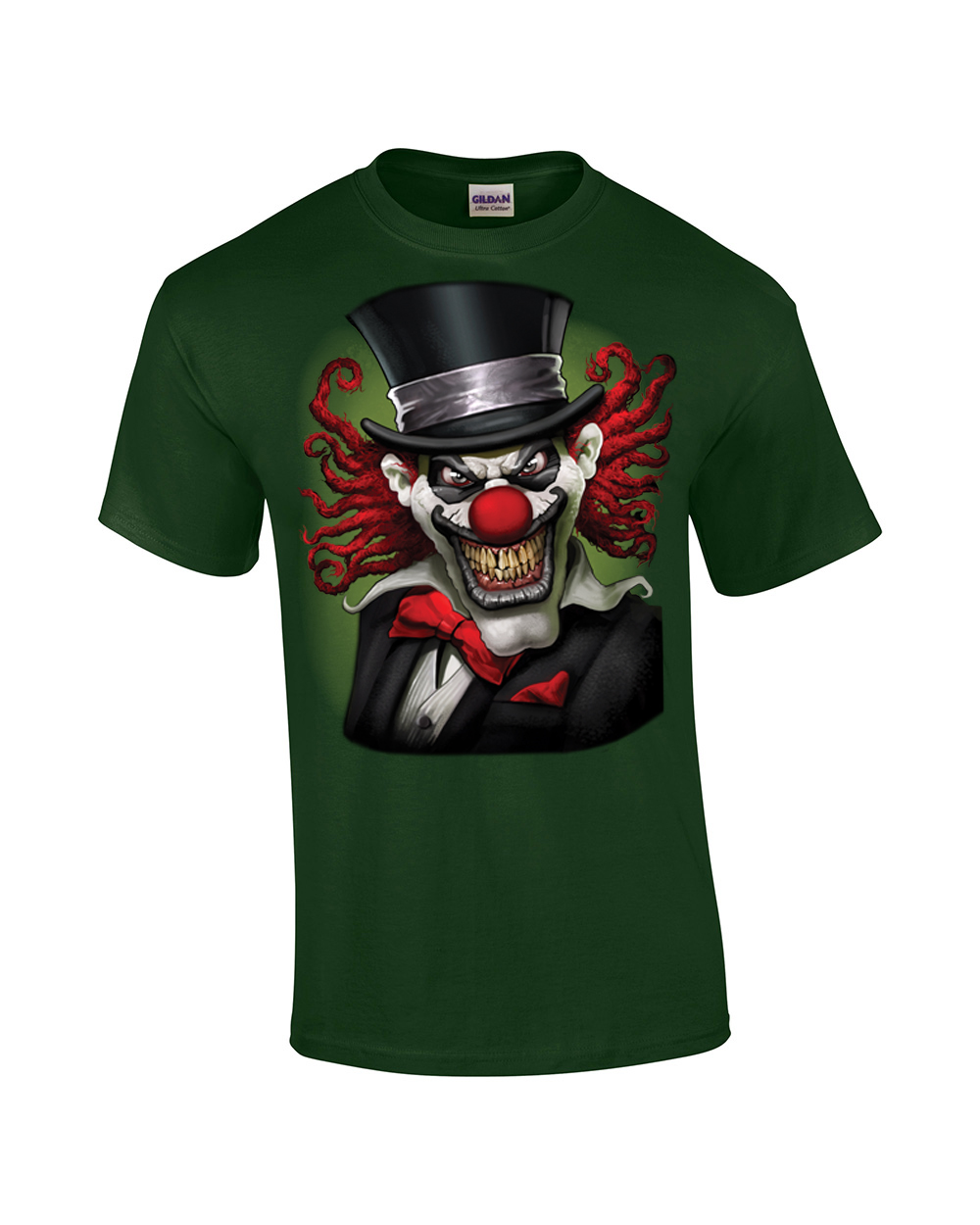 Scary Clown Crazy Clown In A Top Hat Spooky Jester Creepy Spooky Tee - Foto 28 di 48