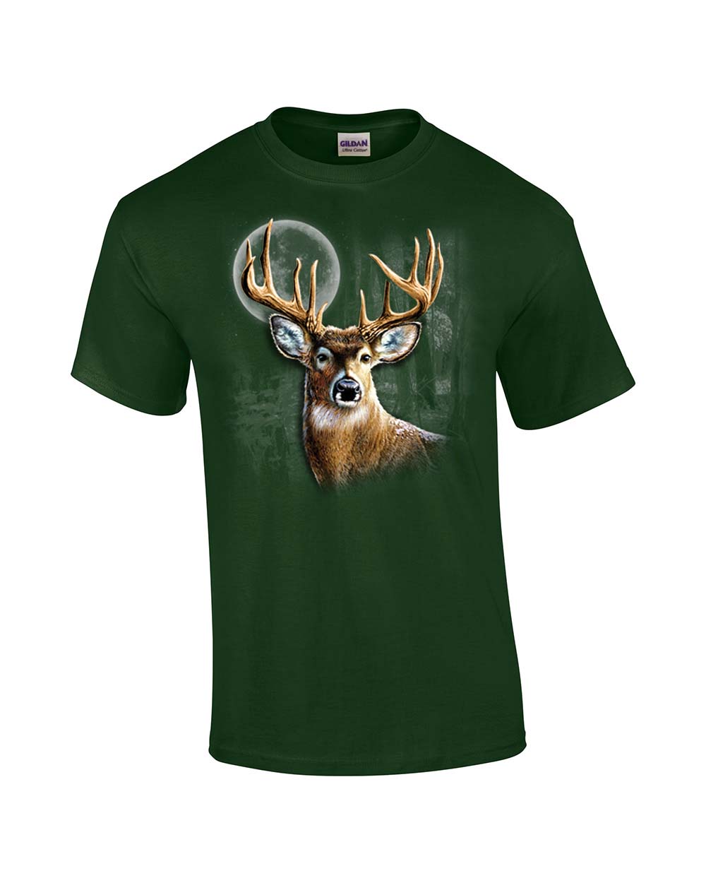 Camiseta militar Whitetail Deer in Wilderness para adultos - Imagen 11 de 22