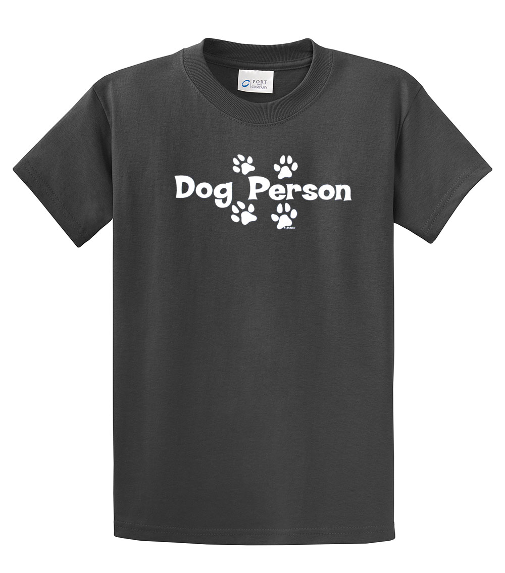 Dog Person Pawprints Puppy Great Dog Lover Unisex Adult Short Sleeve T-shirt - Picture 25 of 93