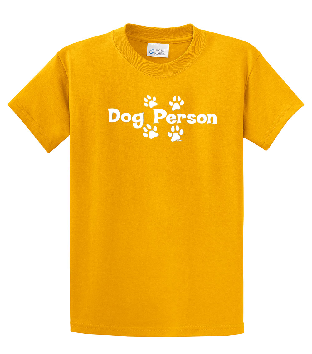 Dog Person Pawprints Puppy Great Dog Lover Unisex Adult Short Sleeve T-shirt - Picture 37 of 93