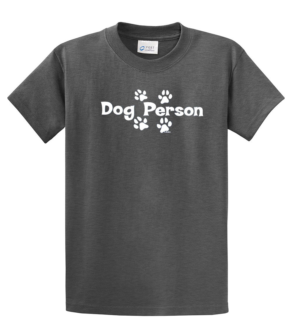 Dog Person Pawprints Puppy Great Dog Lover Unisex Adult Short Sleeve T-shirt - Picture 41 of 93