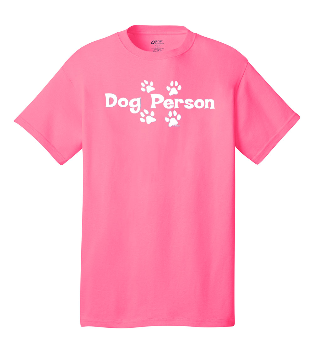 Dog Person Pawprints Puppy Great Dog Lover Unisex Adult Short Sleeve T-shirt - Picture 67 of 93