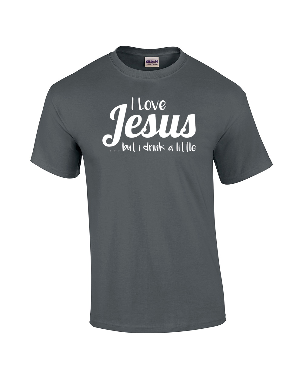I Love Jesus But I Drink A Little Christian Tee Shirt Black - Bild 15 von 54