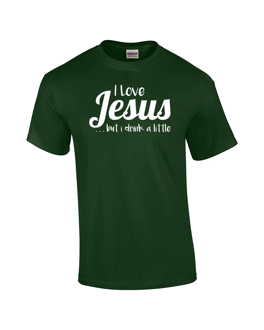 I Love Jesus But I Drink A Little Christian Tee Shirt Black - Bild 19 von 54