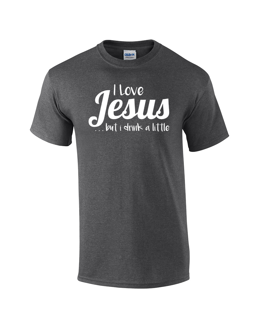 I Love Jesus But I Drink A Little Christian Tee Shirt Black - Bild 27 von 54