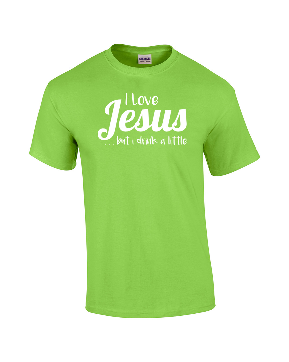 I Love Jesus But I Drink A Little Christian Tee Shirt Black - Bild 31 von 54