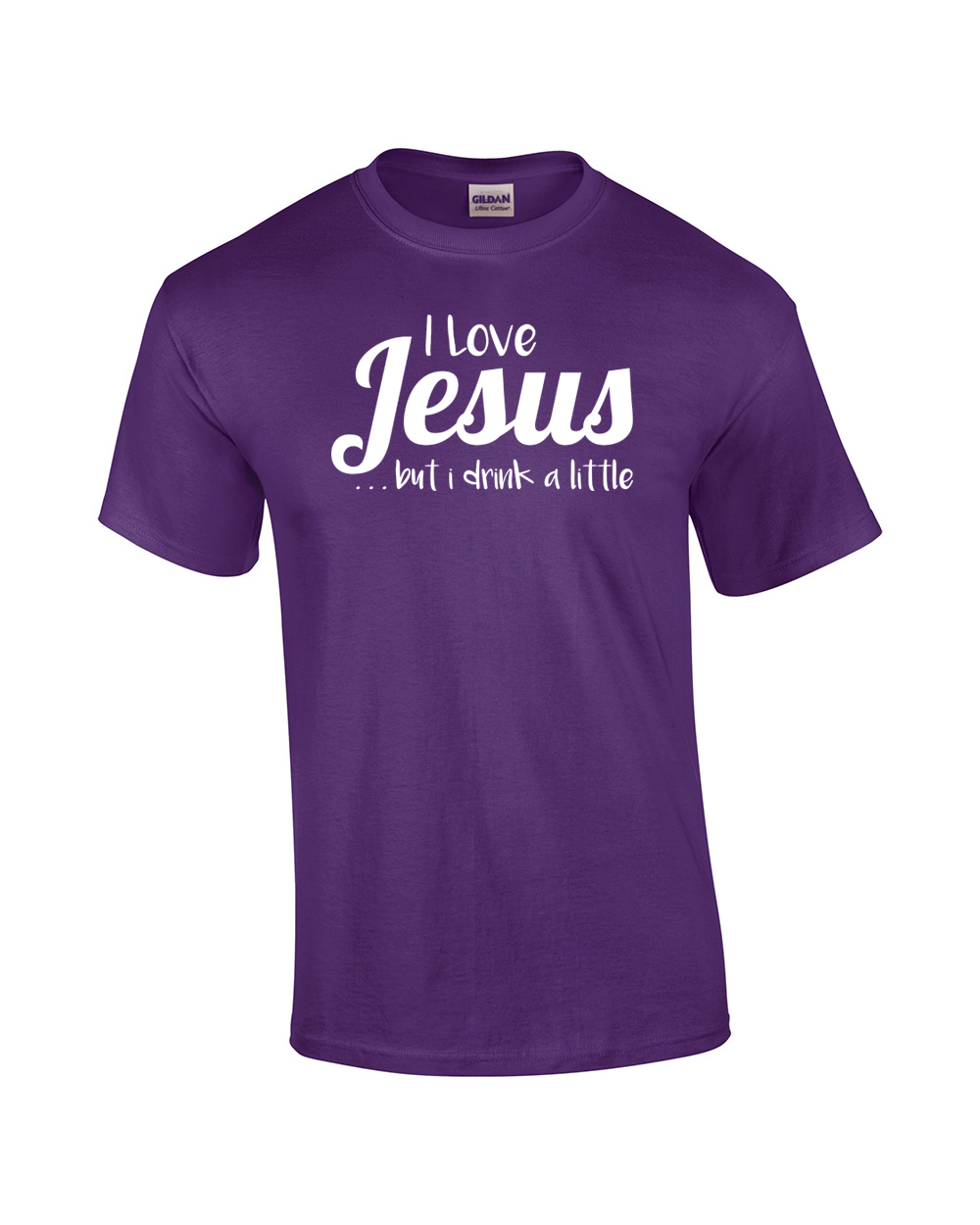 I Love Jesus But I Drink A Little Christian Tee Shirt Black - Bild 43 von 54