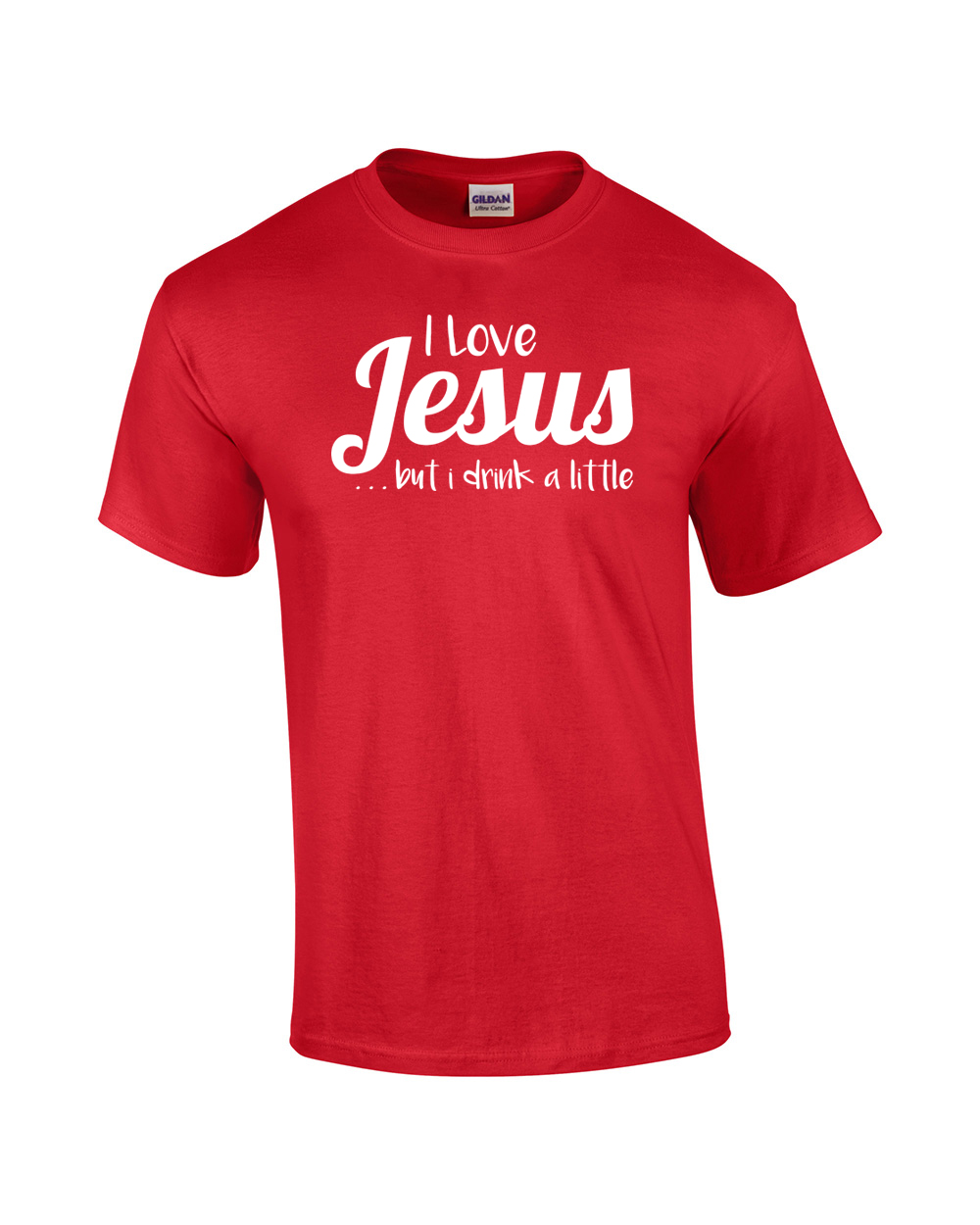 I Love Jesus But I Drink A Little Christian Tee Shirt Black - Bild 47 von 54