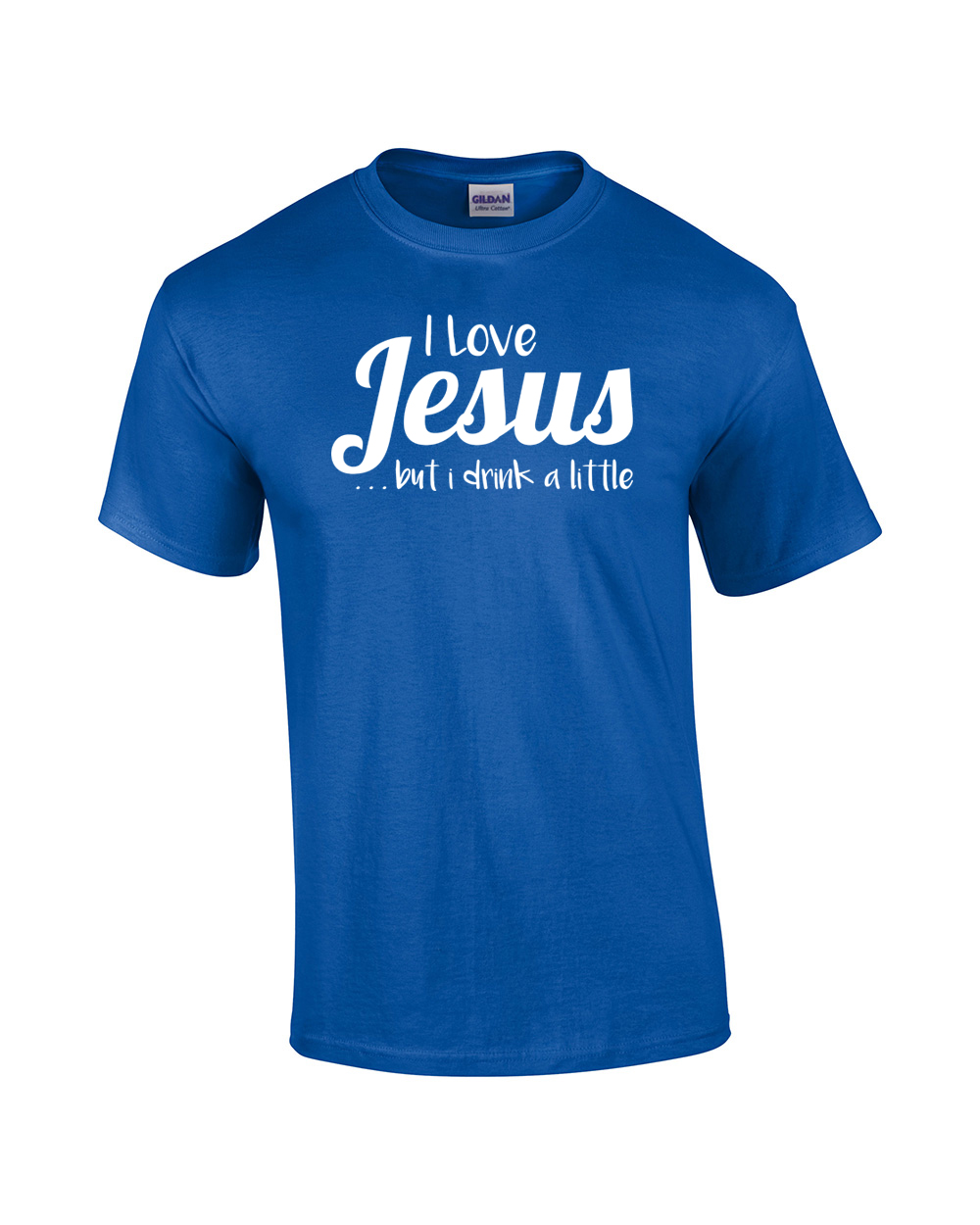 I Love Jesus But I Drink A Little Christian Tee Shirt Black - Bild 51 von 54