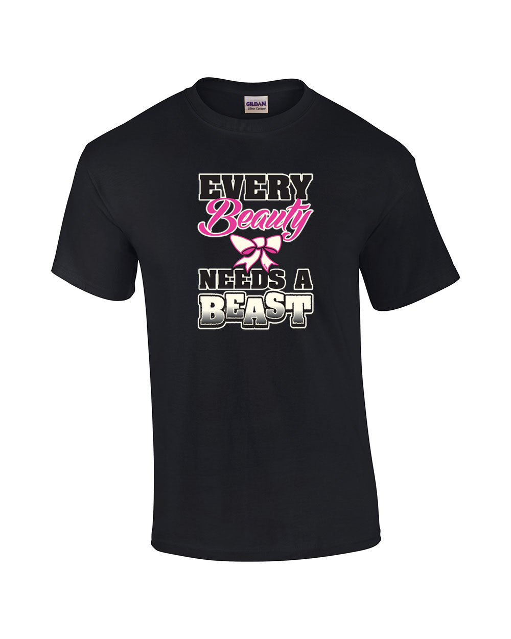 Every Beauty Needs A Beast Workout Tee Shirt Black - Picture 7 of 26
