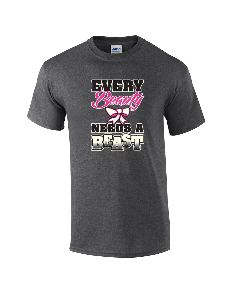 Every Beauty Needs A Beast Workout Tee Shirt Black - Picture 11 of 26
