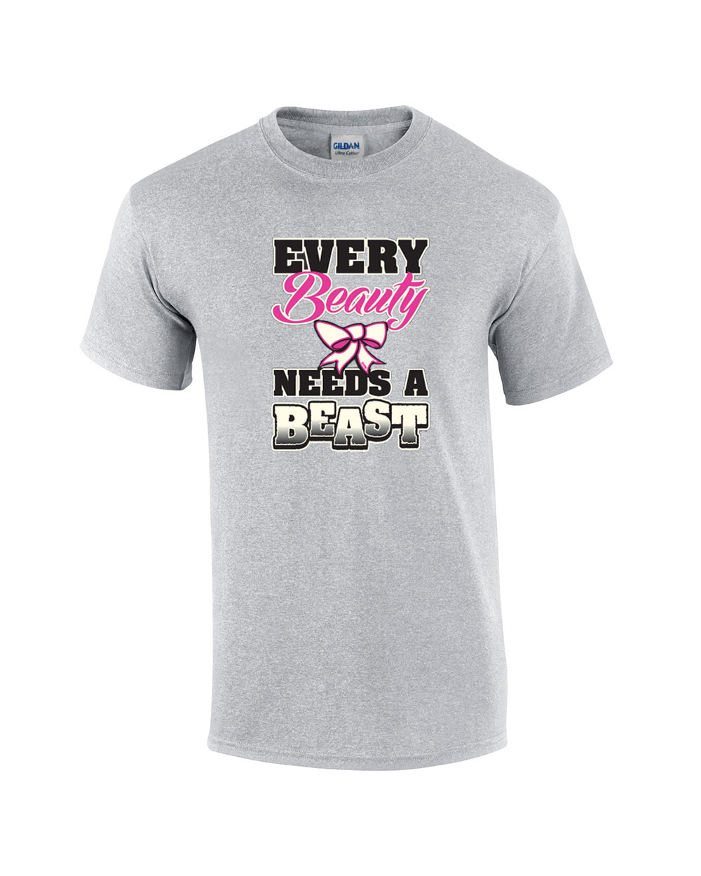 Every Beauty Needs A Beast Workout Tee Shirt Black - Picture 19 of 26
