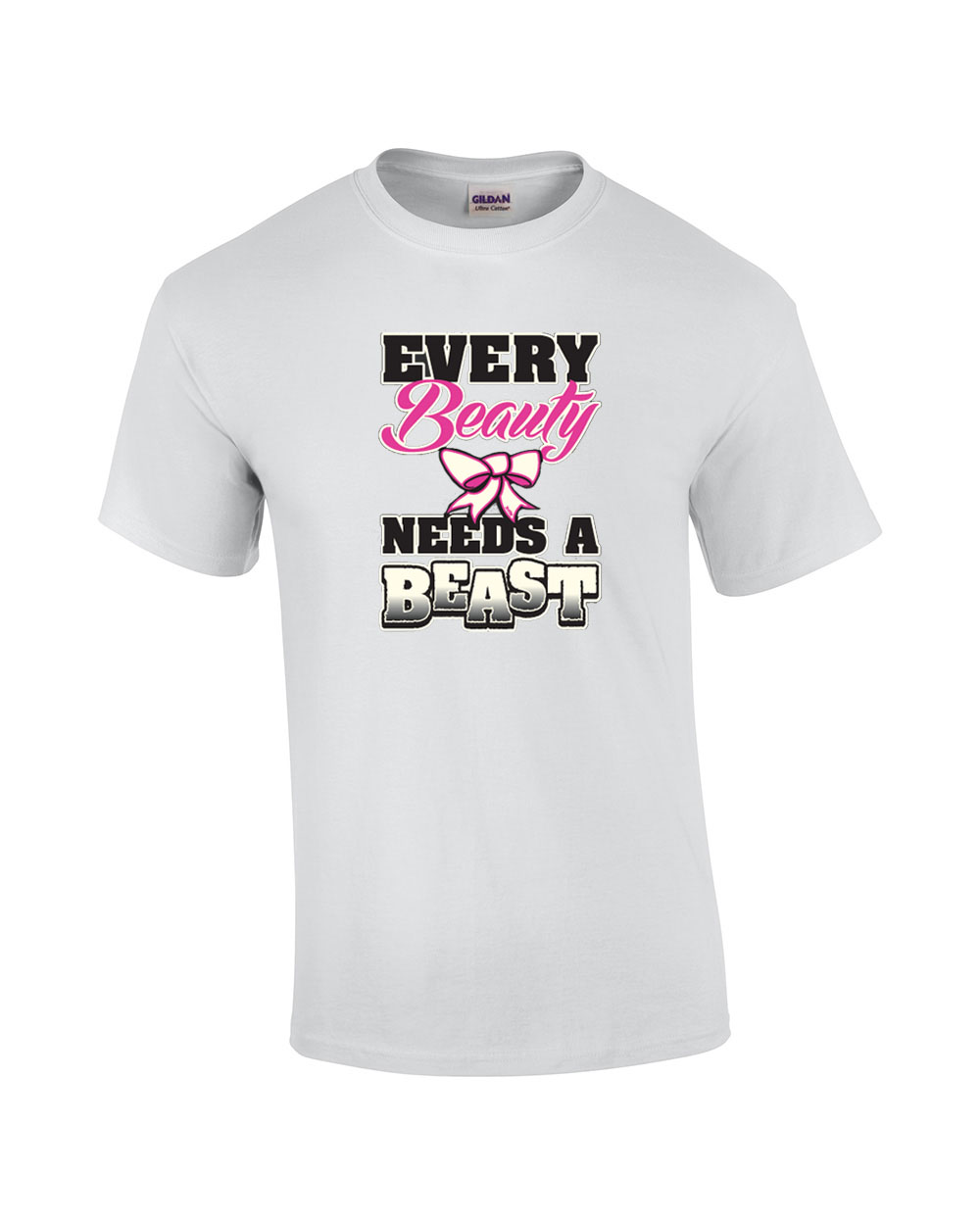 Every Beauty Needs A Beast Workout Tee Shirt Black - Picture 23 of 26