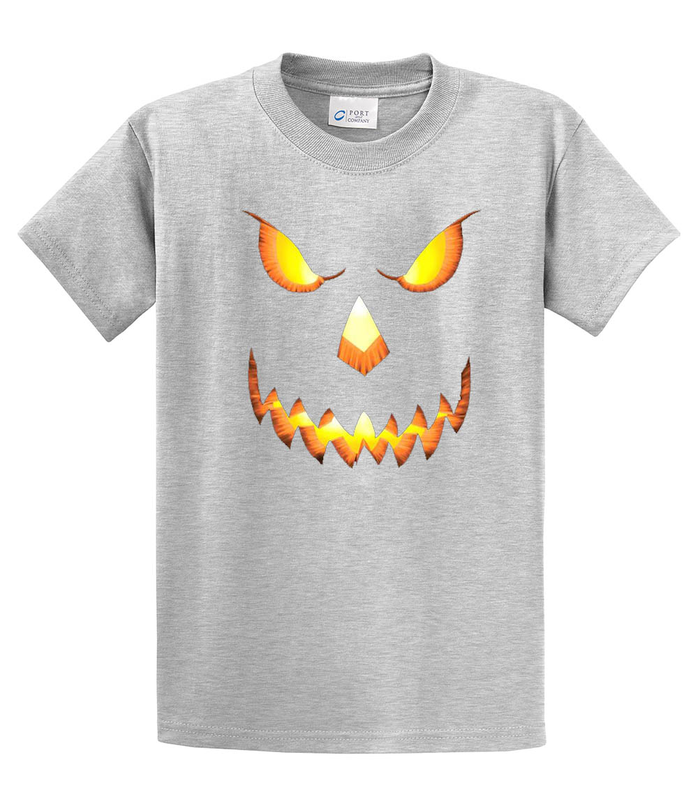 Halloween Scary Pumpkin Face Jack-o-lantern Trick-or-Treating Spooky Men's - Picture 55 of 156