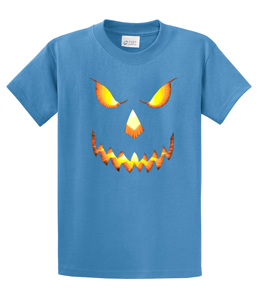 Halloween Scary Pumpkin Face Jack-o-lantern Trick-or-Treating Spooky Men's - Picture 19 of 156
