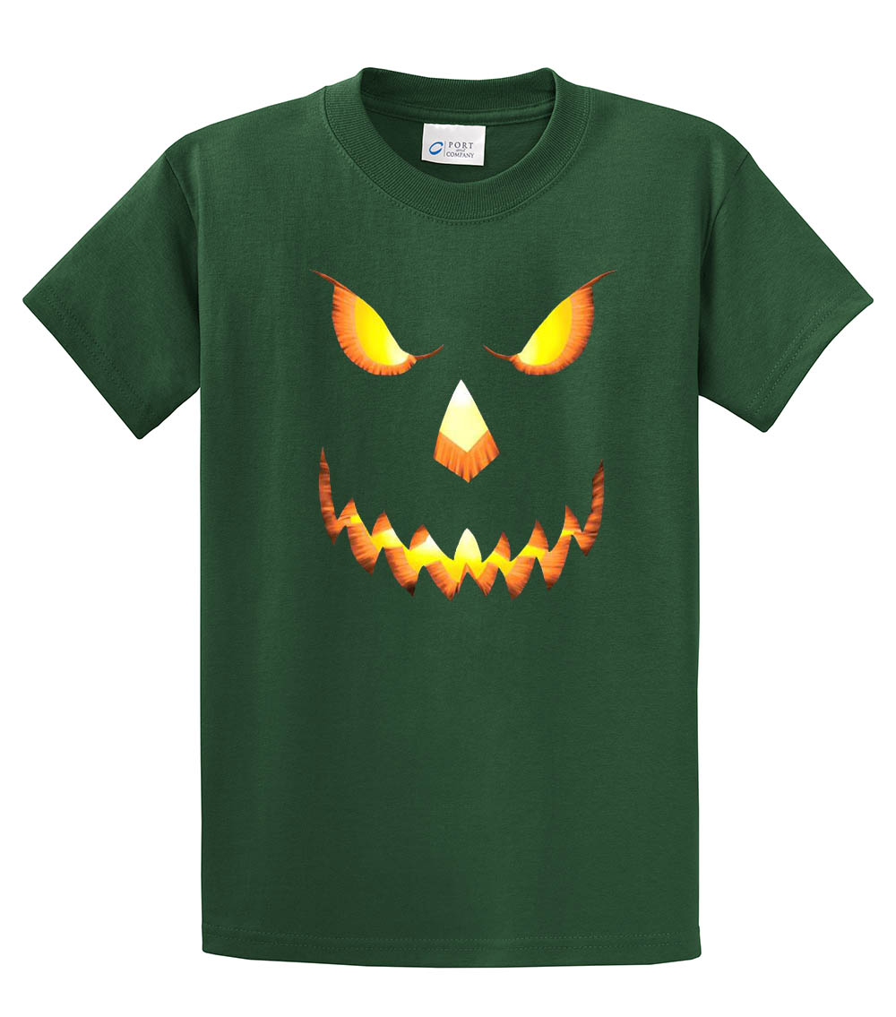 Halloween Scary Pumpkin Face Jack-o-lantern Trick-or-Treating Spooky Men's - Picture 31 of 156