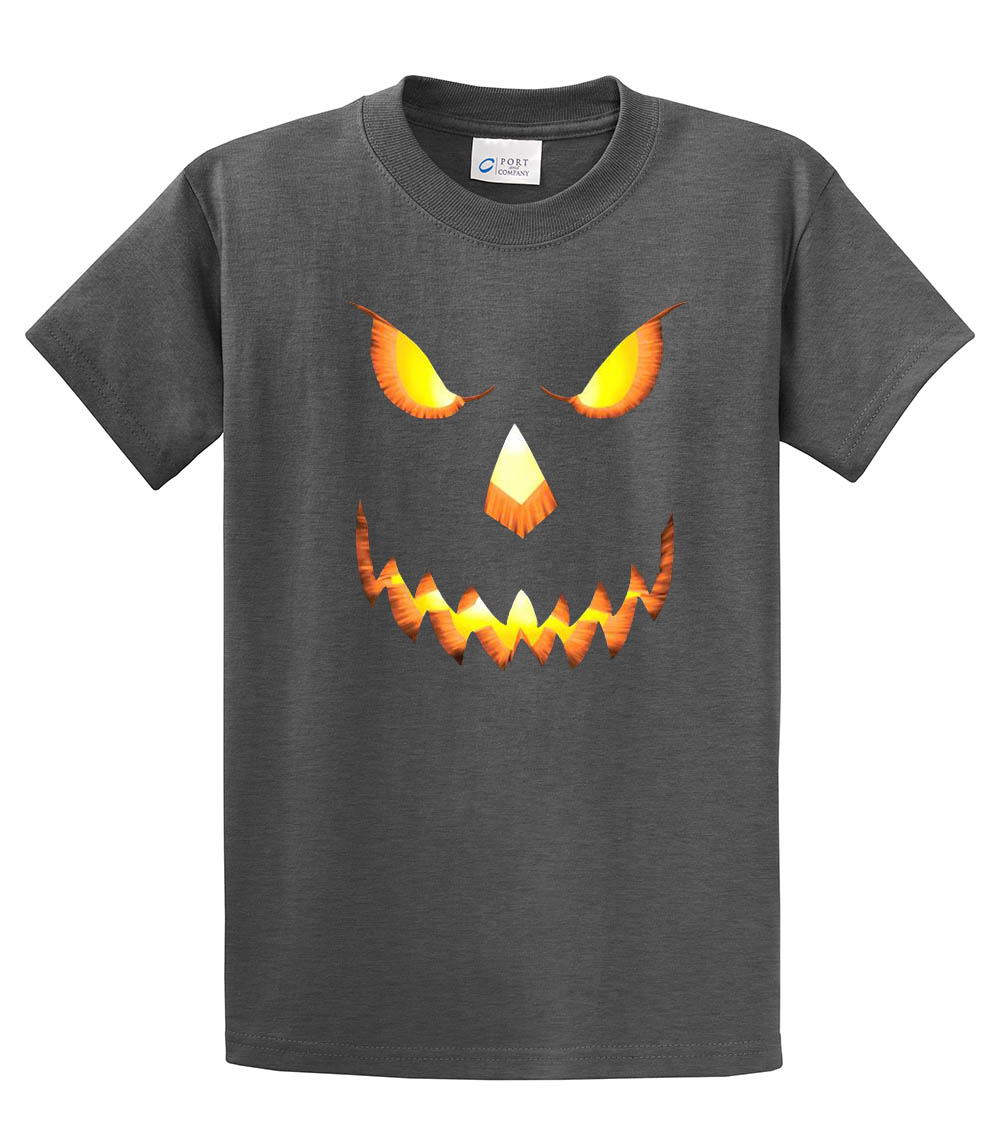 Halloween Scary Pumpkin Face Jack-o-lantern Trick-or-Treating Spooky Men's - Picture 43 of 156
