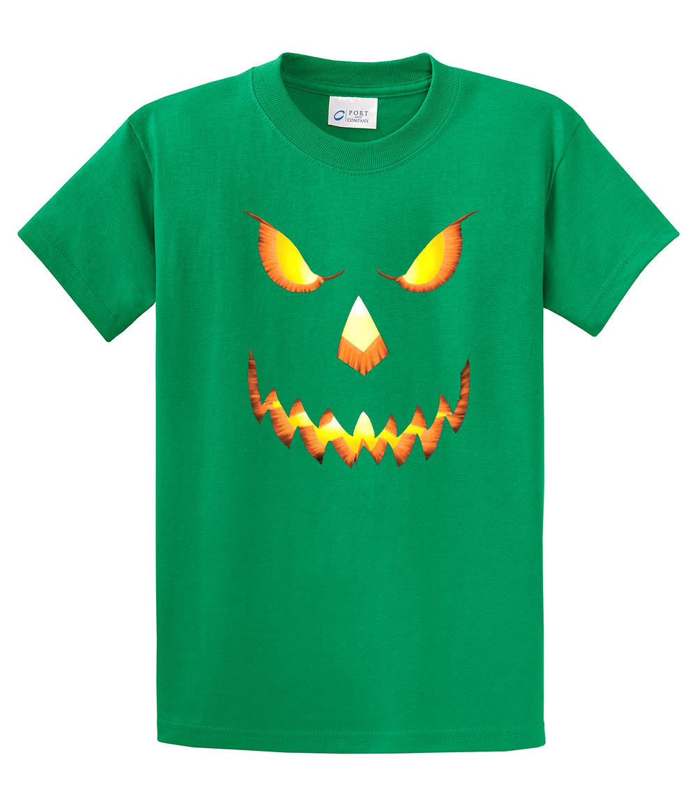 Halloween Scary Pumpkin Face Jack-o-lantern Trick-or-Treating Spooky Men's - Picture 49 of 156