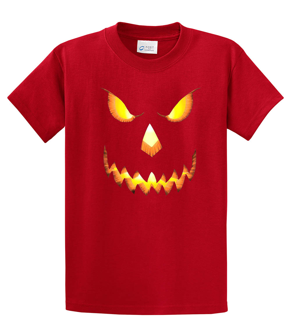 Halloween Scary Pumpkin Face Jack-o-lantern Trick-or-Treating Spooky Men's - Picture 121 of 156