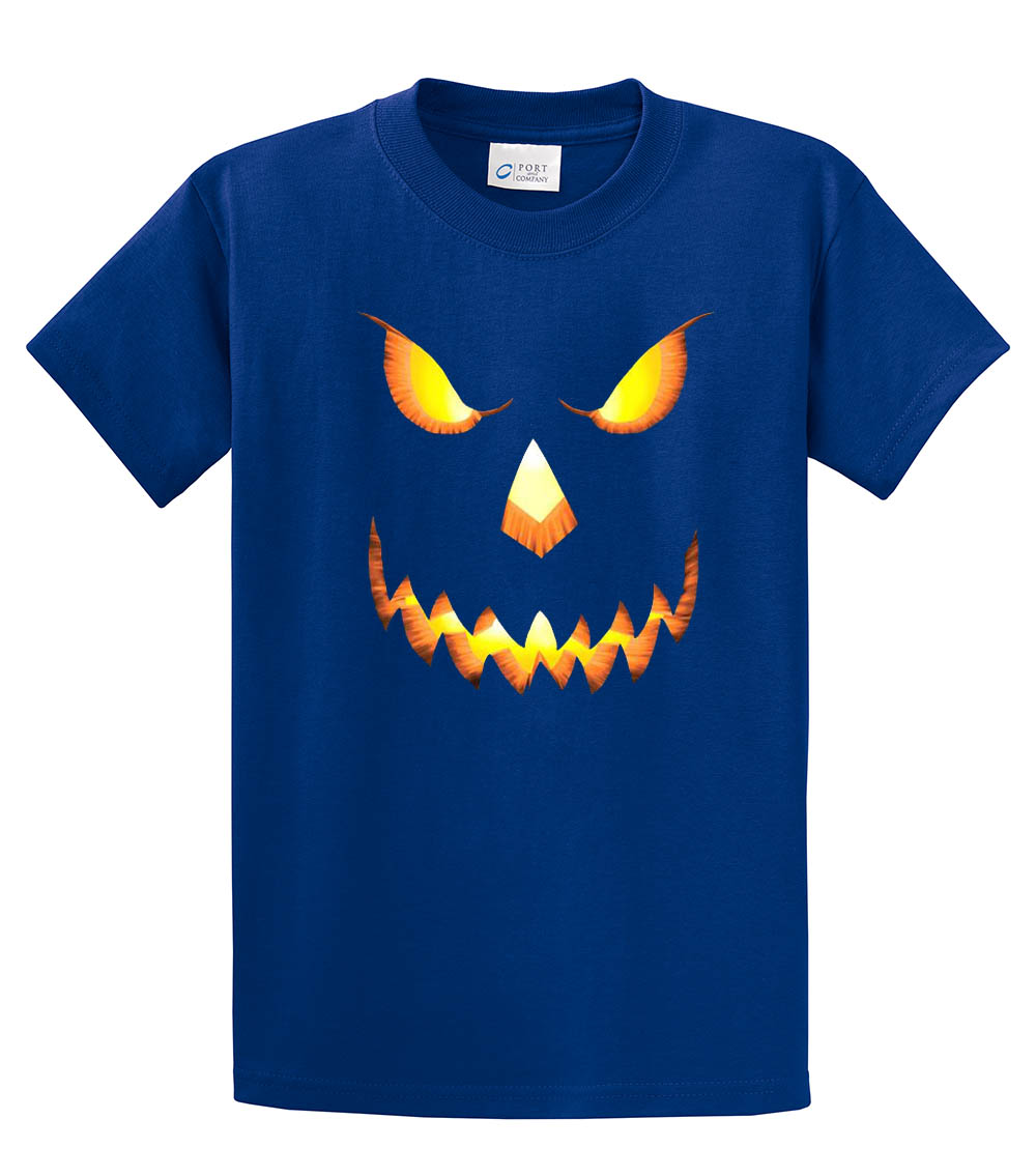 Halloween Scary Pumpkin Face Jack-o-lantern Trick-or-Treating Spooky Men's - Picture 127 of 156